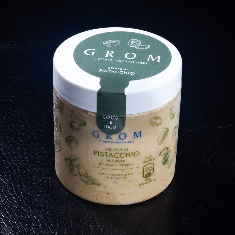 Glace pistache 460ml Grom  Crème glacée