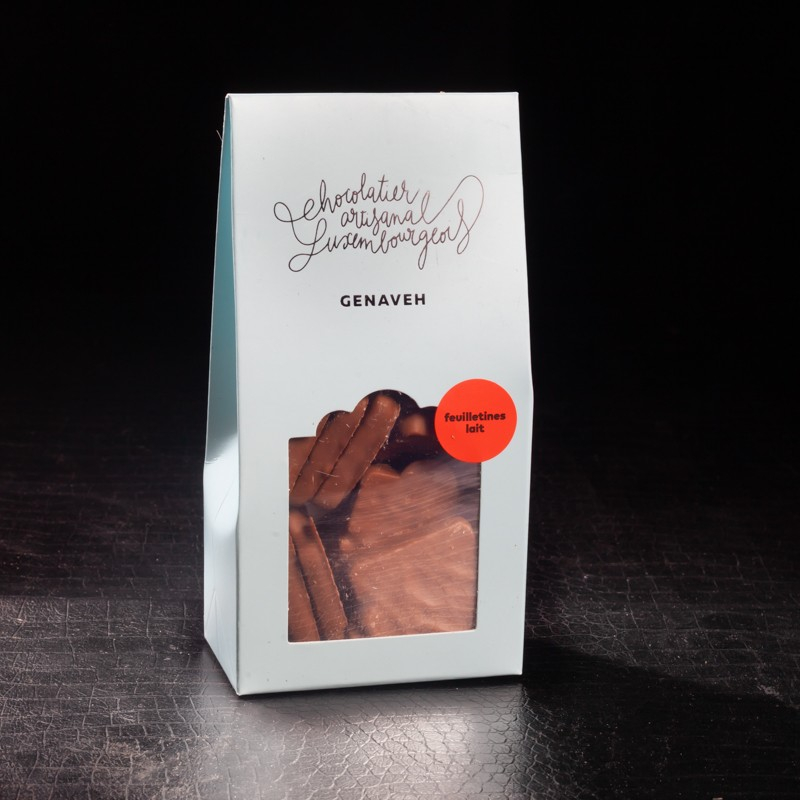 Chocolat feuilletines au lait 100g Genaveh  Bonbons chocolat