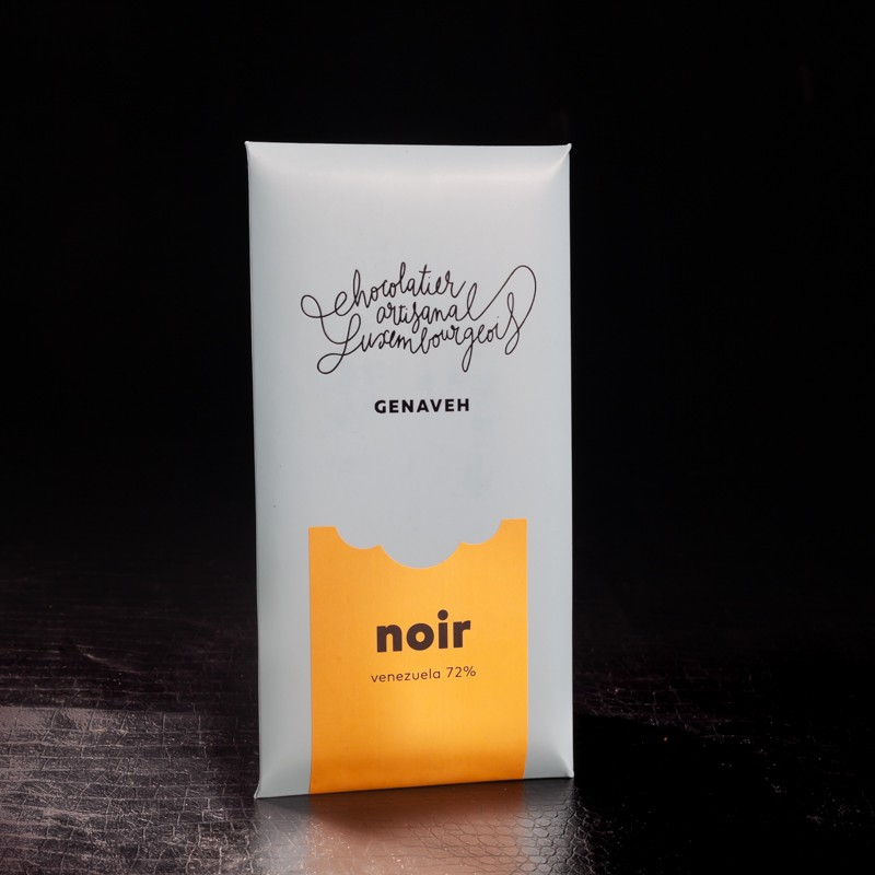 Tablette chocolat noir Venezuela 65% 100g Genaveh  Tablettes de chocolat