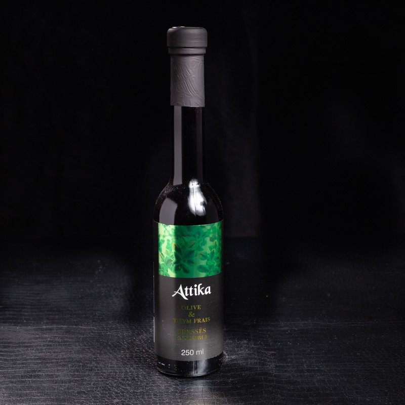 NPT - Huile d'olive et thym frais 25cl Attika  A NE PAS TOUCHER