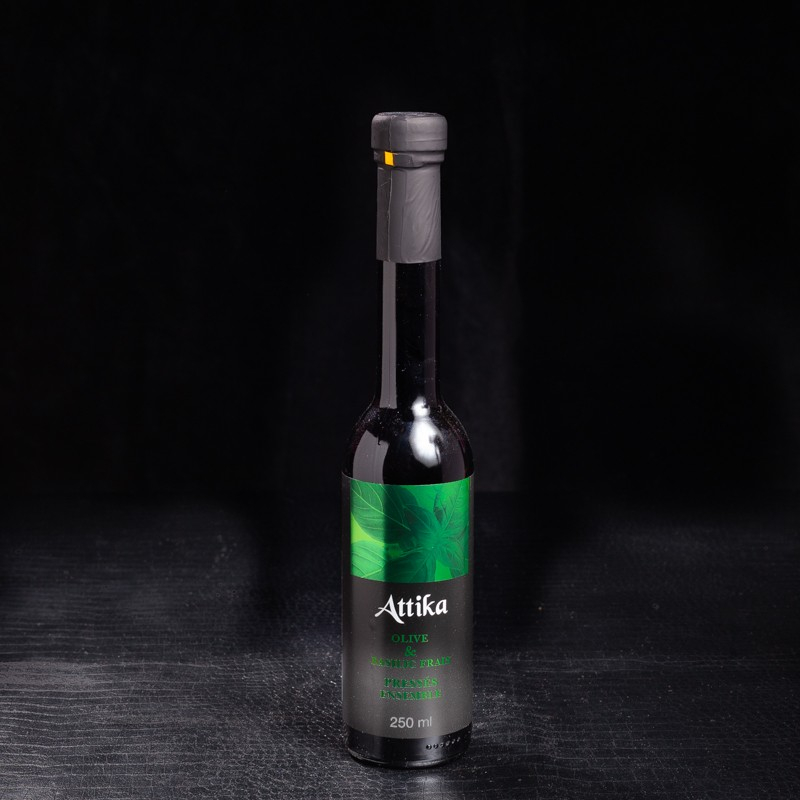 NPT - Huile d'olive et basilic frais 25cl Attika  A NE PAS TOUCHER