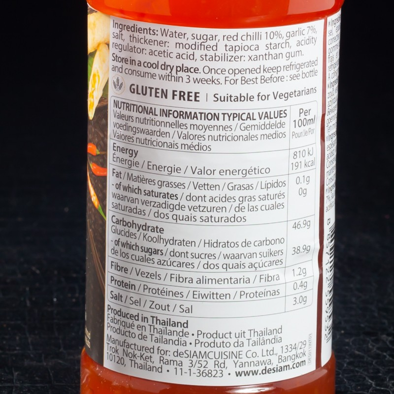 NPT - Sauce au piment doux deSiam 250ml  A NE PAS TOUCHER