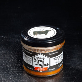 NPT - Rillettes angus piment d'Espelette Des Hommes et Des Bœufs 90g  A NE PAS TOUCHER