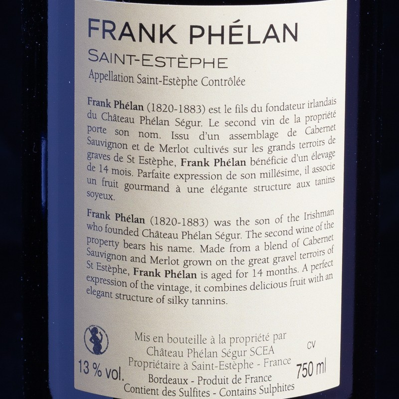 St Estèphe 75cl Château Frank Phélan  Bordeaux