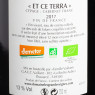 Et Ce Terra rouge Amphore 75cl Domaine Les Grandes Vignes  Loire
