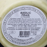 Glace basilic frais citronné 500ml La Fabrique Givrée  Crème glacée