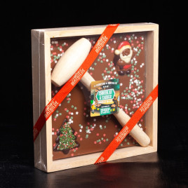 NPT - Chocolat à casser lait Noël Le comptoir de Mathilde 400g  A NE PAS TOUCHER