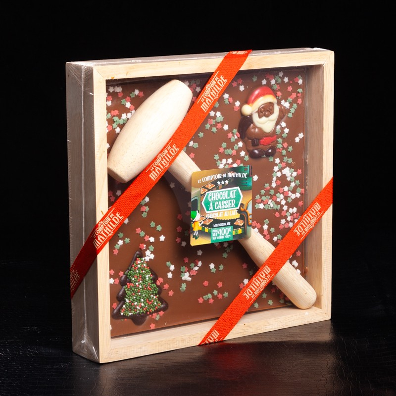 NPT - Chocolat à casser lait Noël Le comptoir de Mathilde 400g  A NE PAS TOUCHER