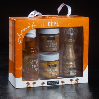 Coffret autour du cèpe Savor&Sens  Coffret salé