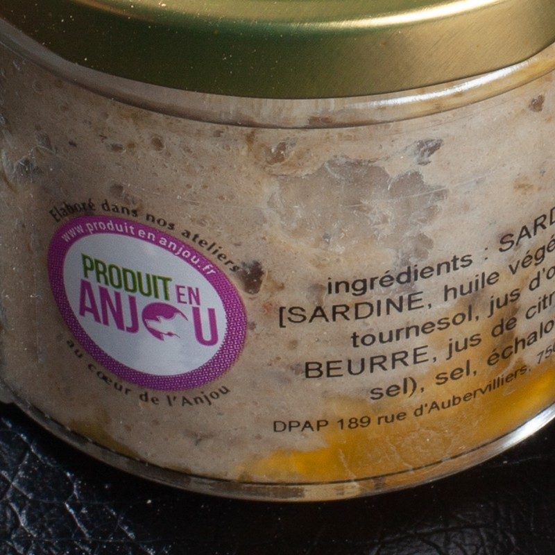 NPT - Rillettes de Sardine Dom Petroff 80g  A NE PAS TOUCHER