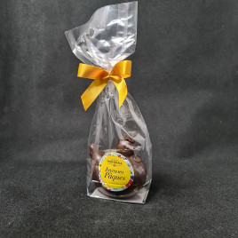 Poule chocolat noir Monbana 50g