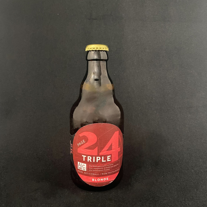 NSA - Bière blonde Triple Page 24 7,90% 33cl  Notre sélection d'Été