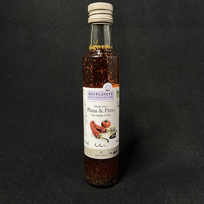 Huile pizza et pates 250ml Bio Planète  Huiles