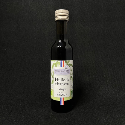 Huile de chanvre vierge France bio 250ml Bio Planète  Huiles