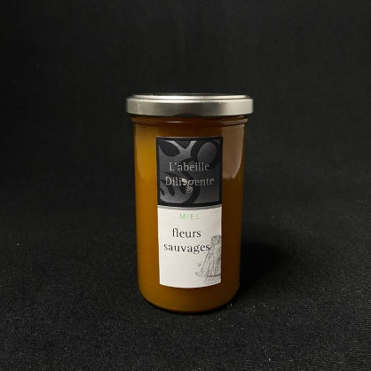 Miel de fleurs sauvages 350g L'Abeille Diligente  Miels