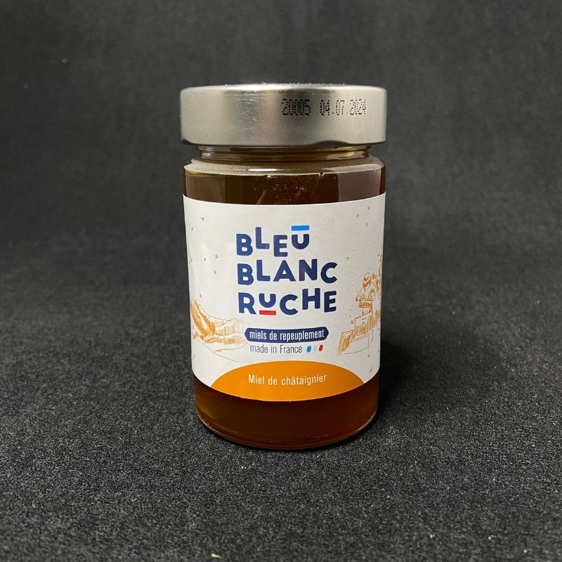 Miel de châtaigner BBR L'abeille Diligente 250g  Miels