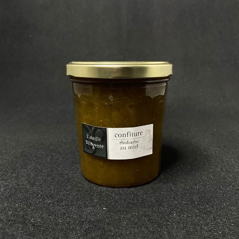 NPT - Confiture de rhubarbe L'abeille Diligente 375g  Confitures