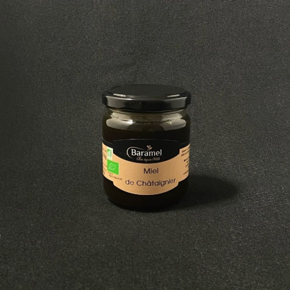 Miel de châtaigner bio 250g Baramel  Miels