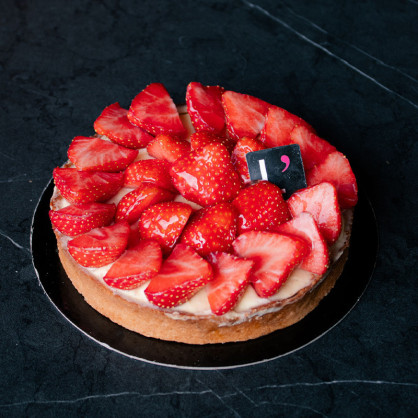 Tarte aux fraises 6P - (Disponible en 24h)  Pâtisseries à partager