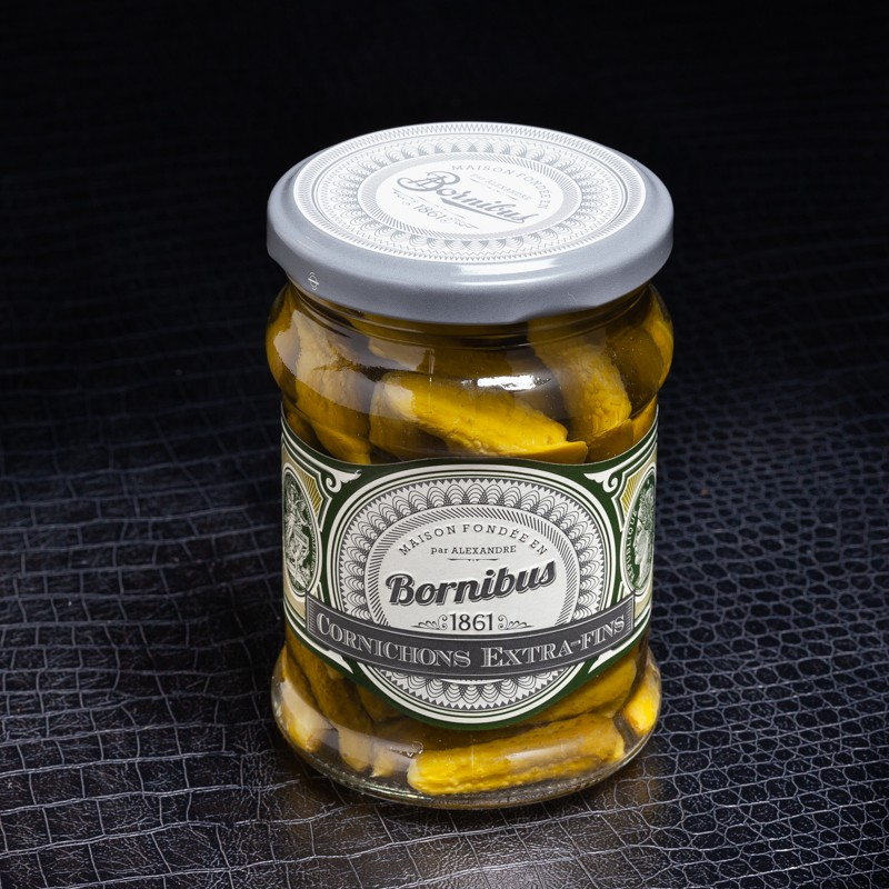 NPT - Cornichons extra-fins Bornibus 240gr  A NE PAS TOUCHER