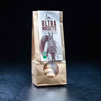 Biscuit ultra noisette 140g La Pierre Qui Tourne  Biscuits