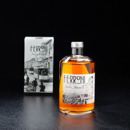 NSA - Rhum Ambré Guyanne Britannique - L' Île Maurice-L Île de Trinité Ferroni N°1 40% 70cl avec coffret  NSA