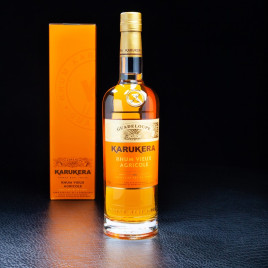 NSA - Rhum Ambré Vieux Agricole L'Île de la Guadeloupe Karukera 42% 70cl avec coffret  NSA