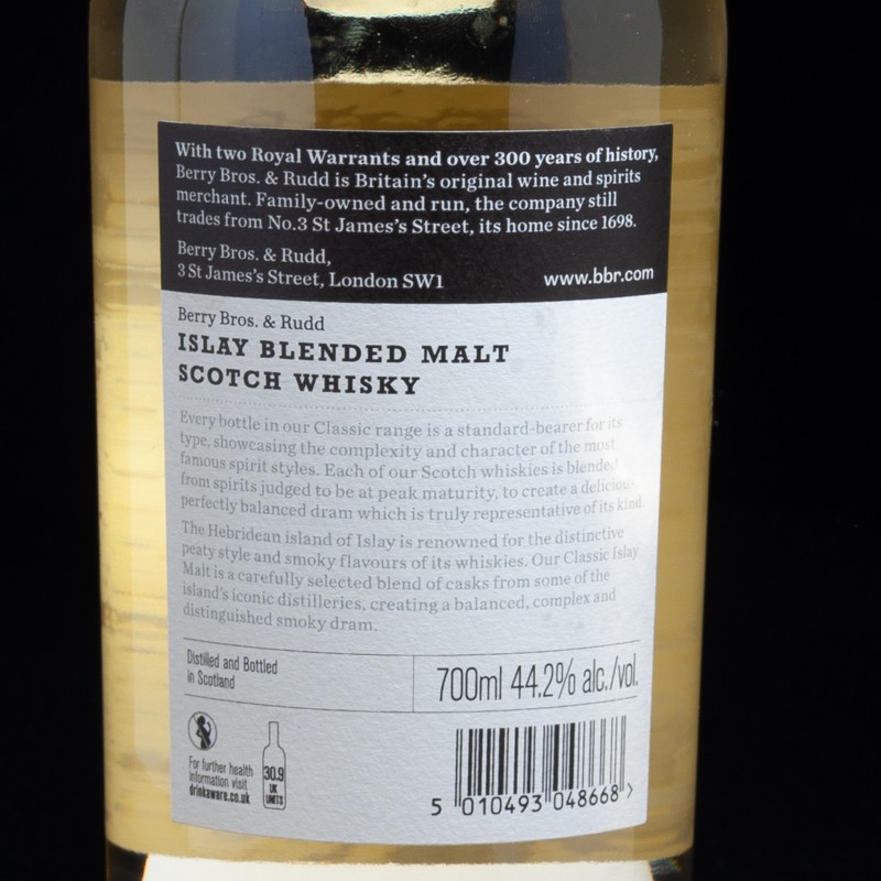 NSA - Whisky Ecossais Blended Malt Islay Berry Bros 44.20% 70cl  NSA