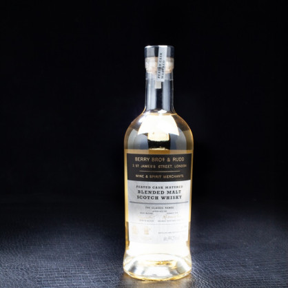 Whisky Ecossais Blended Malt Berry Bros Peated Cask Matured 44.20%  70cl  Cave à whiskies