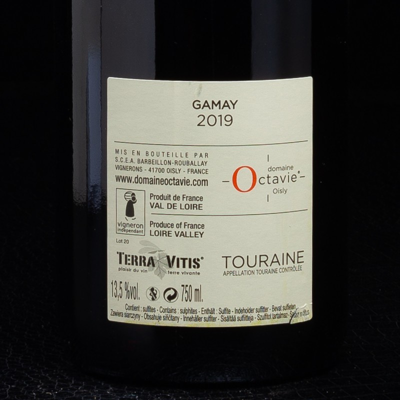 Touraine gamay 75cl Domaine Octavie  Loire