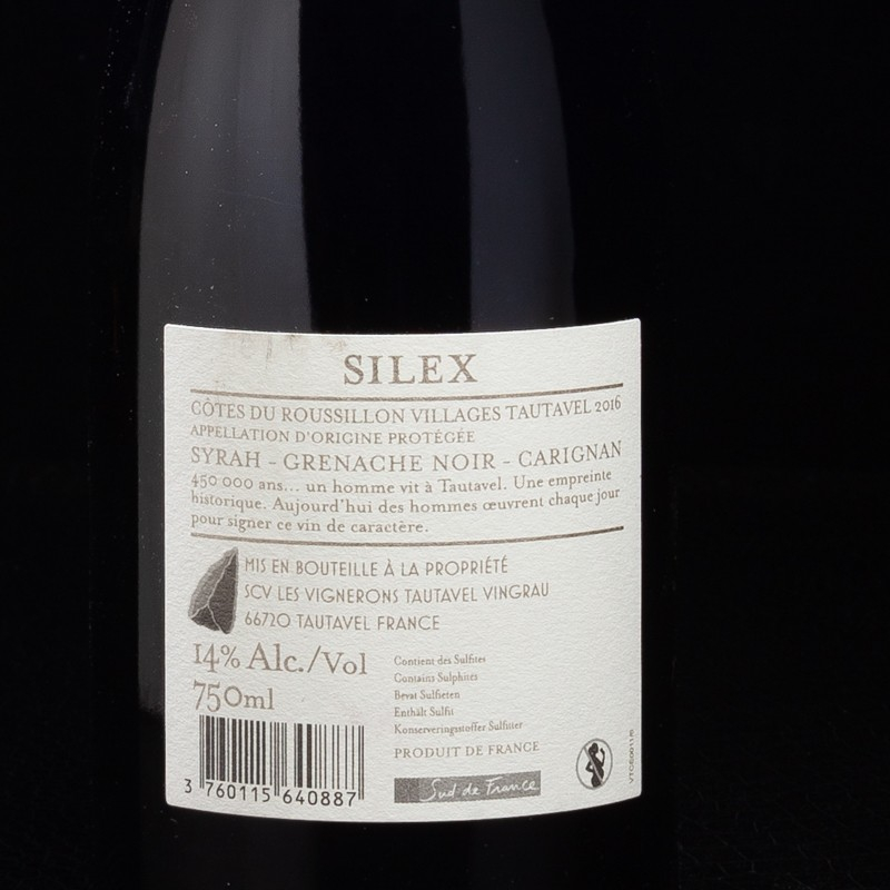 Tautavel Silex 75cl Domaine Terres Plurielles  Languedoc Roussillon