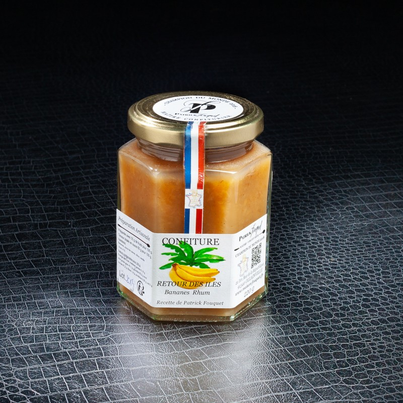 NPT - Fouquet confiture banane rhum 220gr  Accueil