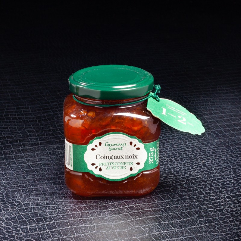 NPT - Granny's secret confiture coing noix 375gr  Accueil