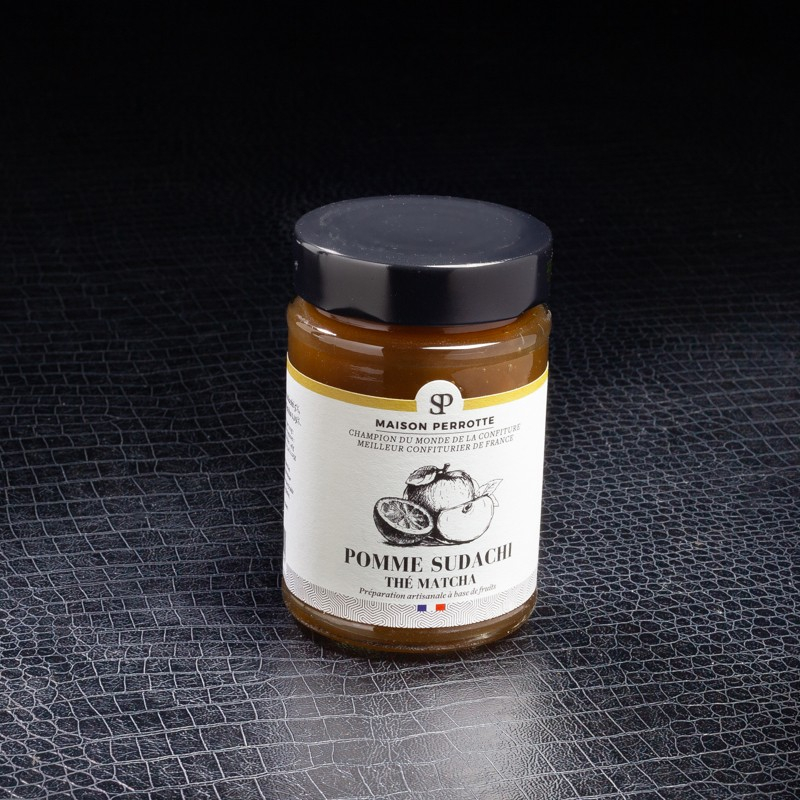 NPT - Maison Perrotte confiture pomme Sudachi thé matcha 220gr  A NE PAS TOUCHER