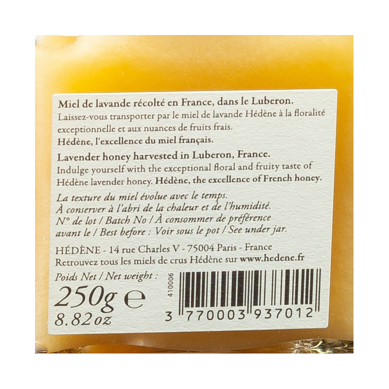NPT - Miel lavande du Luberon Hédène 250gr  A NE PAS TOUCHER