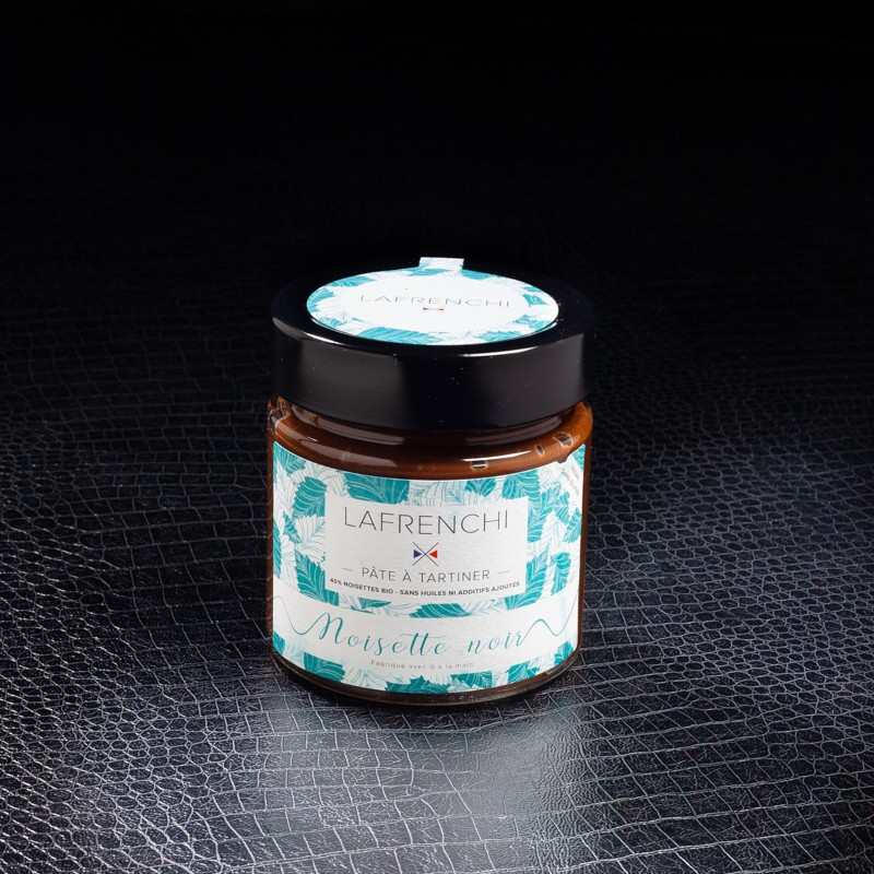 NPT - Pâte à tartiner noisette noir La Frenchi 250gr  A NE PAS TOUCHER