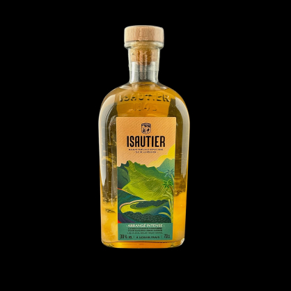 Rhum arrangé intense citron gingembre 70cl Isautier  Cave à rhums
