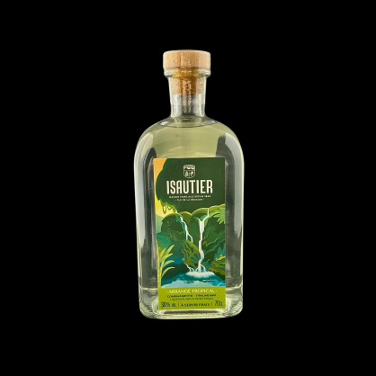 Rhum arrangé tropical combava menthe 70cl Isautier  Cave à rhums