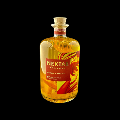 Rhum arrangé mangue passion 70cl Nektar  Cave à rhums