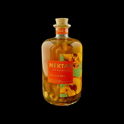 Rhum arrangé ananas coco 70cl Nektar  Cave à rhums