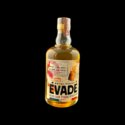 Whisky single malt red wine finish 70cl Evadé  Single malt