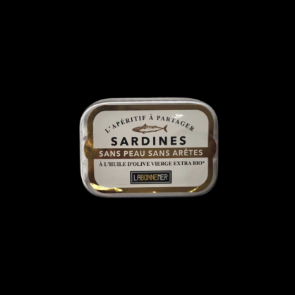 Sardine sans peau sans arrêtes huile olive 100G Ferrigno  Conserves de poissons