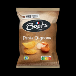 Chips saveur petits oignons 125g Brets  Accueil