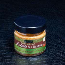 NPT - Moutarde à l'ancienne sauternes, piment d'Espelette Savor&Sens 100gr  Accueil