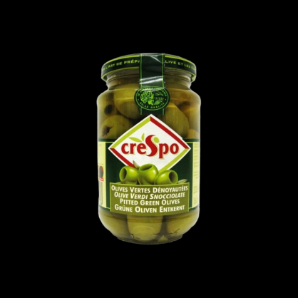 Olives vertes dénoyautées 160g Crespo  Olives