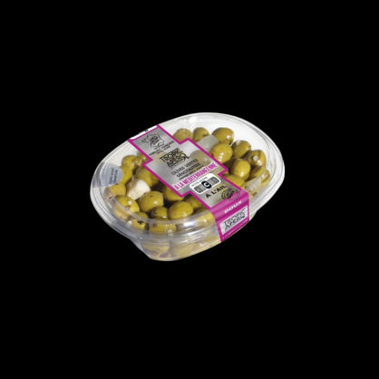 Moitié olives vertes Grèce à la persillade 220g Tropic Apéro  Olives