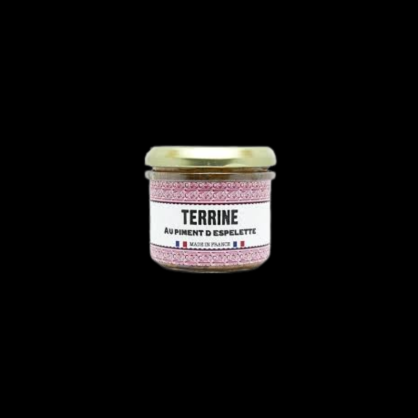 Terrine au piment d’Espelette 90g Picotti Picotta  Terrines et pâtés