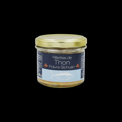 Rillettes thon poivre Sichuan 90g Agidra  Terrines et pâtés