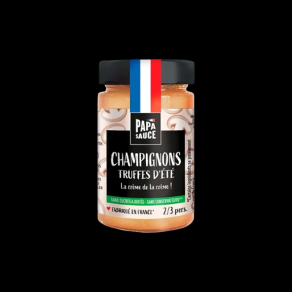 Sauce champignon truffe d’été 180g Papa Sauce  Sauces chaudes