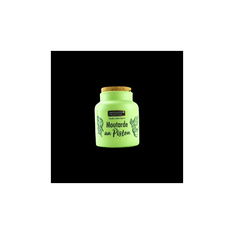 Moutarde au pistou 110g Savor&Sens  Moutarde